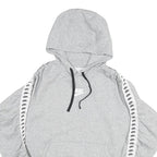 NIKE Mens Grey Hoodie M Cotton Blend Pullover Sportswear Sweatshirt