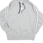 NIKE Mens Grey Hoodie M Cotton Blend Pullover Sportswear Sweatshirt