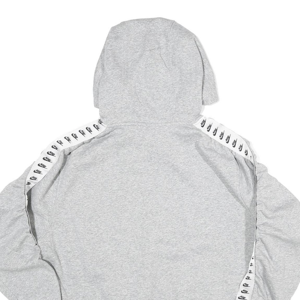 NIKE Mens Grey Hoodie M Cotton Blend Pullover Sportswear Sweatshirt