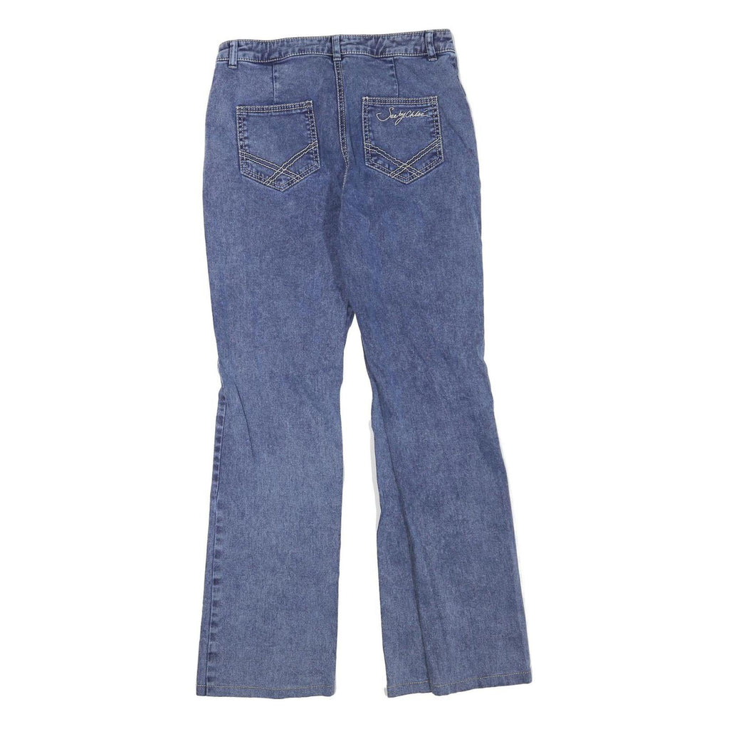 SEEN BY CHLOE Womens Jeans Blue Regular Flared Denim Medium W28 L30 Stylish