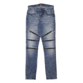 GUESS Mens Slim Blue Jeans Denim W29 L32 Zip Pockets Casual Streetwear