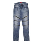 GUESS Mens Slim Blue Jeans Denim W29 L32 Zip Pockets Casual Streetwear