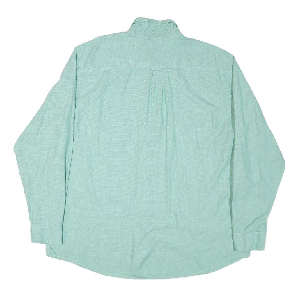 CHAPS Mens Mint Green Shirt 2XL Button-Down Cotton Long Sleeve Casual