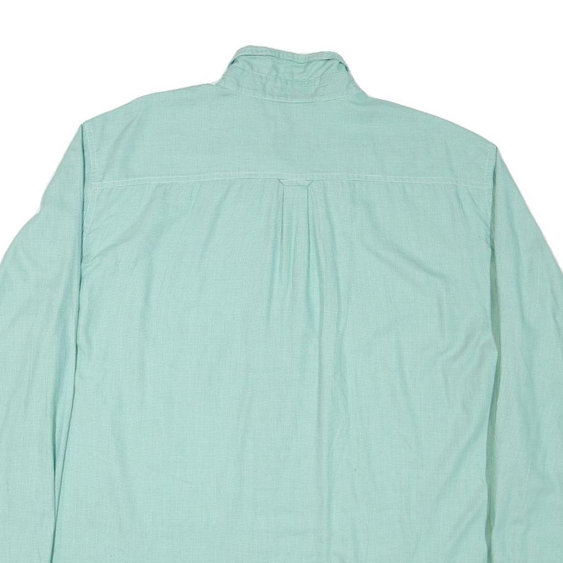 CHAPS Mens Mint Green Shirt 2XL Button-Down Cotton Long Sleeve Casual