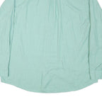 CHAPS Mens Mint Green Shirt 2XL Button-Down Cotton Long Sleeve Casual