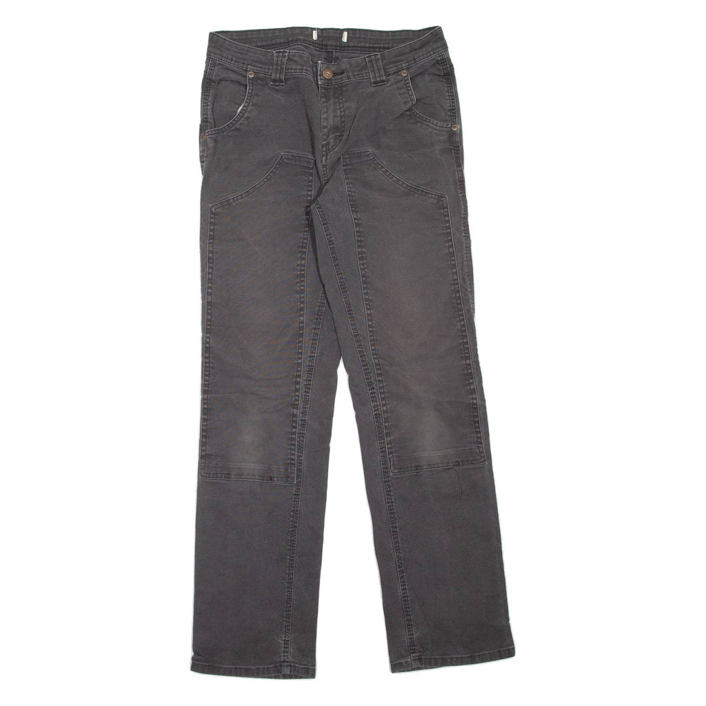 DICKIES Double Knee Carpenter Workwear Womens Jeans Grey Slim Straight W30 L30
