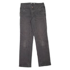 DICKIES Double Knee Carpenter Workwear Womens Jeans Grey Slim Straight W30 L30