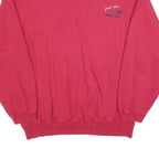 ENERGY Mens Red Crew Neck M Sweatshirt Cotton Blend Casual Pullover