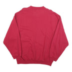 ENERGY Mens Red Crew Neck M Sweatshirt Cotton Blend Casual Pullover