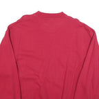 ENERGY Mens Red Crew Neck M Sweatshirt Cotton Blend Casual Pullover