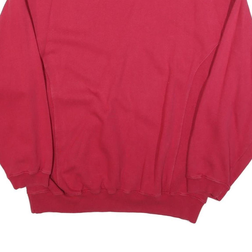 ENERGY Mens Red Crew Neck M Sweatshirt Cotton Blend Casual Pullover