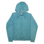 CARHARTT 8-10 Womens Green Hoodie Full Zip M