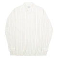 ROBERTO BARI Womens Printed Shirt Cream Collared Long Sleeve Striped XL