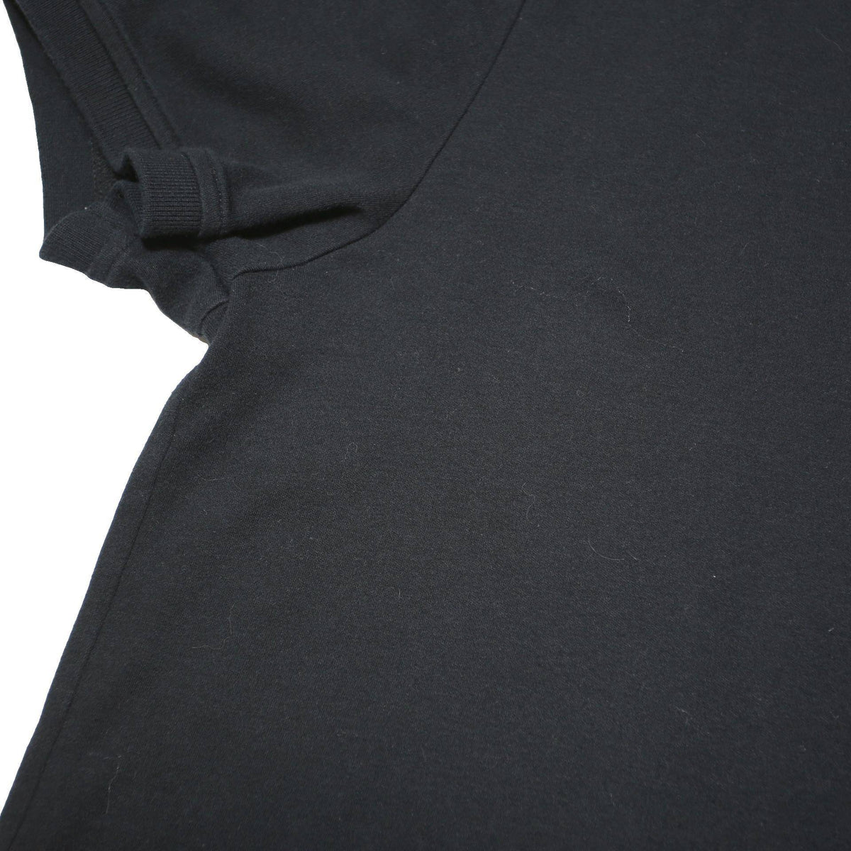 TOMMY HILFIGER Mens Black Short Sleeve Plain Polo Shirt L Classic Fit Logo