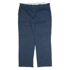 DICKIES 774 Workwear Mens Trousers Blue Regular Straight W36 L32