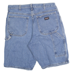 DICKIES Mens Denim Blue Casual Shorts M W33 Workwear Functional Pockets