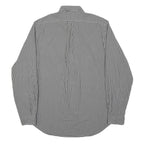 RALPH LAUREN Mens Black & White Check Shirt L Classic Fit Cotton Button-Down