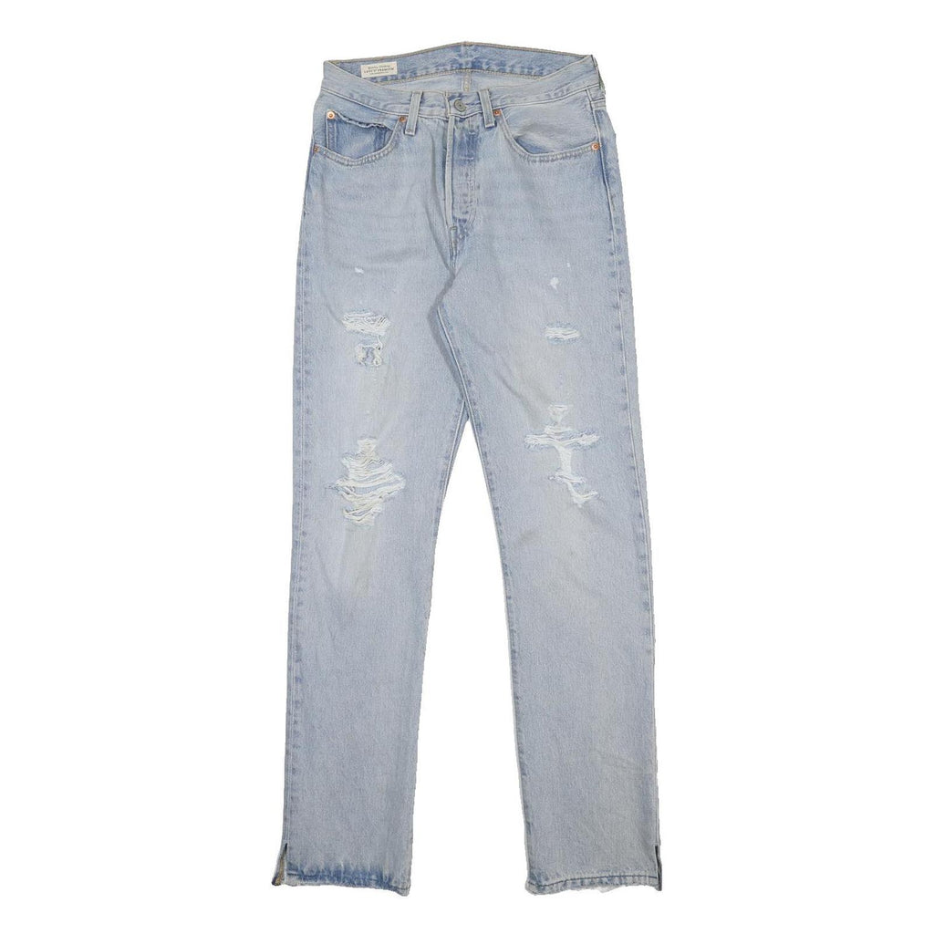 LEVI'S 501 BIG E Womens Jeans Blue Regular Straight Denim Light W26 L32
