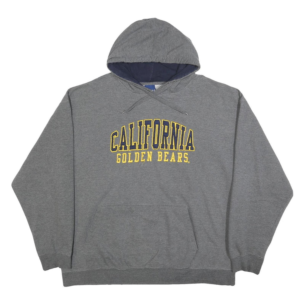 OLD VARSITY BRAND Mens Grey California Golden Bears Hoodie 2XL Cotton Blend