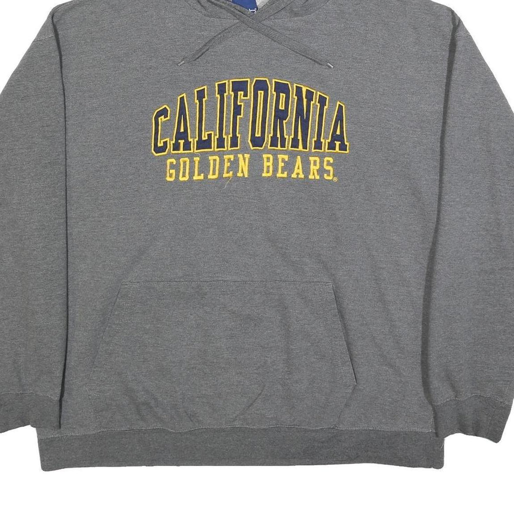 OLD VARSITY BRAND Mens Grey California Golden Bears Hoodie 2XL Cotton Blend