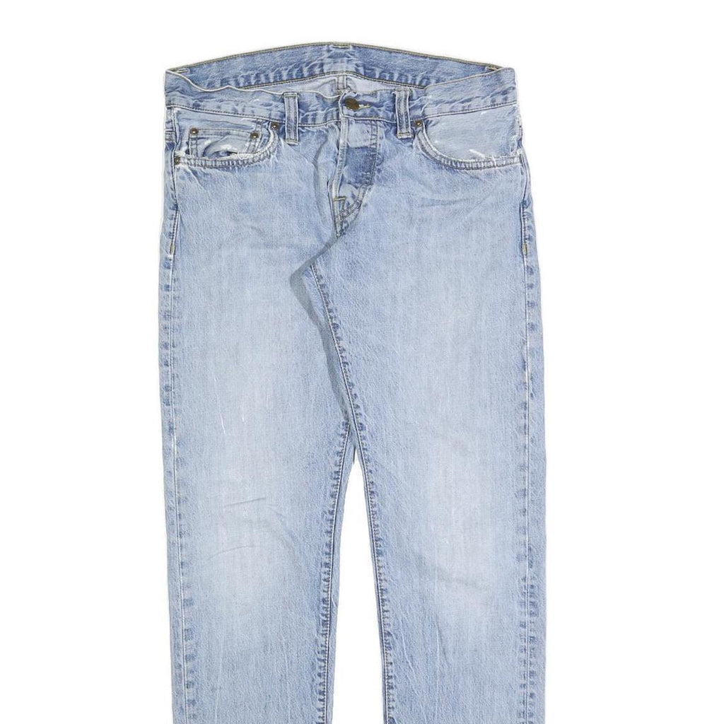 CARHARTT Mens Jeans Blue Relaxed Straight Denim Light W29 L32 Classic Casual