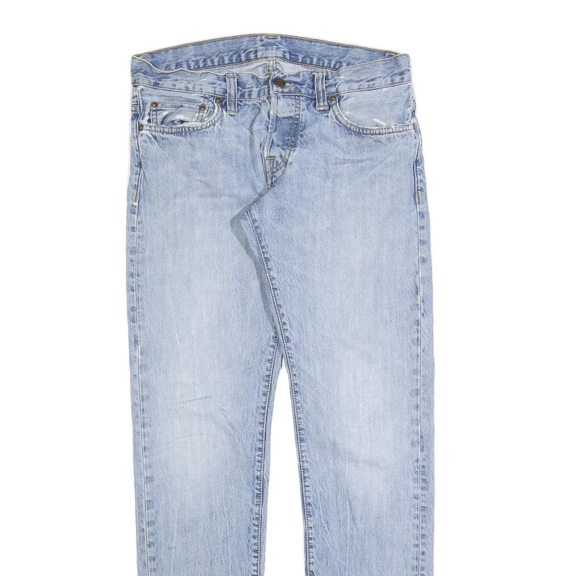 CARHARTT Mens Jeans Blue Relaxed Straight Denim Light W29 L32 Classic Casual