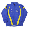 ERIMA Mens Blue & Yellow Zip Jacket M Polyester Blend Sports FC Wallisellen 1921
