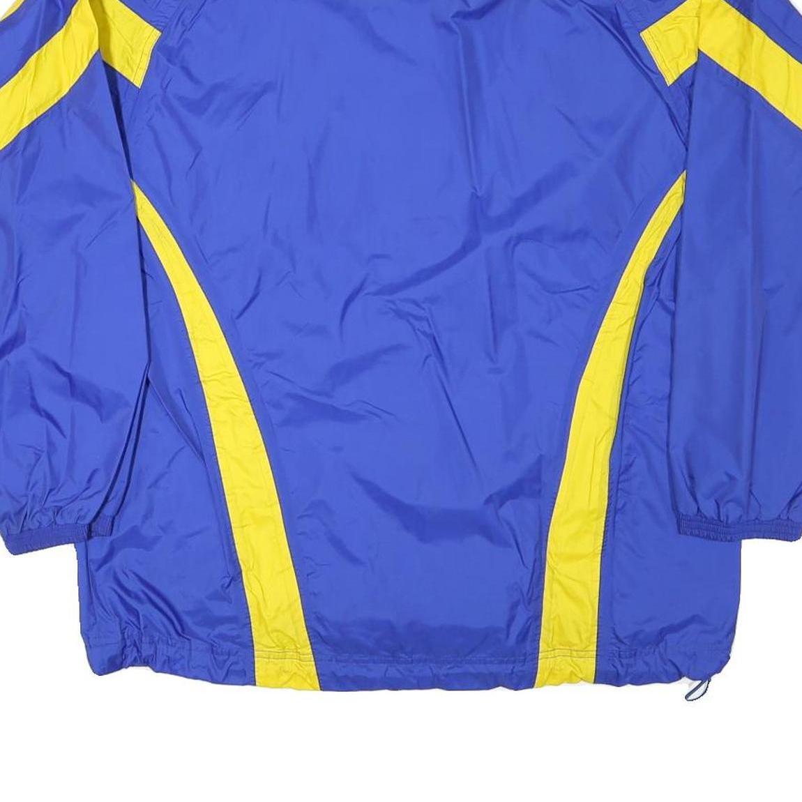 ERIMA Mens Blue & Yellow Zip Jacket M Polyester Blend Sports FC Wallisellen 1921