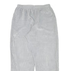 ALFRED DUNNER Womens Cotton Blend Relaxed Light Grey Straight Leg Trousers W28