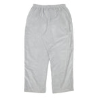 ALFRED DUNNER Womens Cotton Blend Relaxed Light Grey Straight Leg Trousers W28