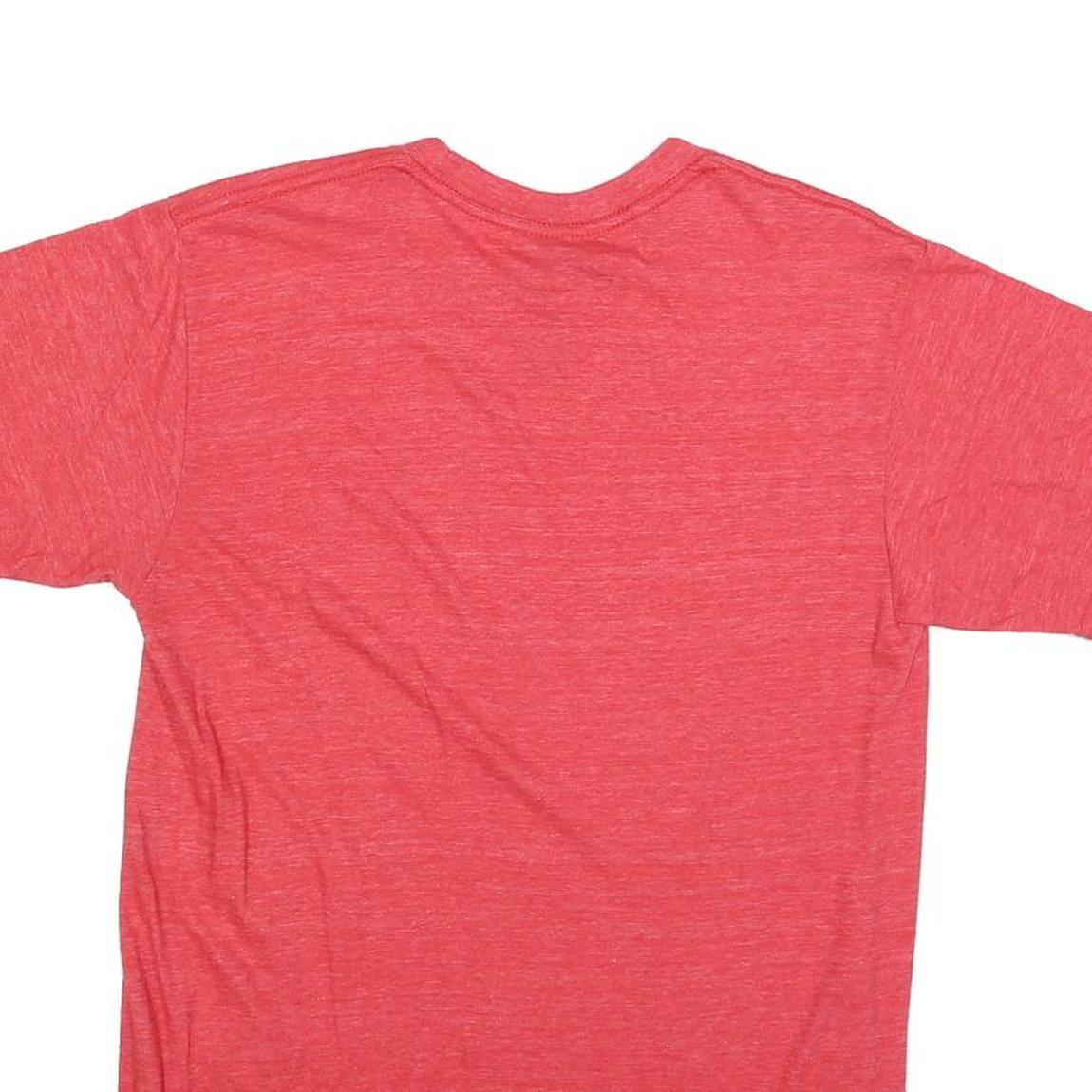 COCA COLA Womens Red Crew Neck Short Sleeve Graphic T-Shirt M Cotton Blend