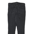 DKNY Womens Slim Black Denim Jeans Zip W29 L26 Stylish Cotton Blend