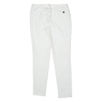 NIKE Golf Womens Twill Trousers White Regular Tapered W30 L29