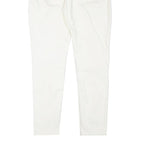 KAREN MILLEN Womens Slim White Denim Jeans W31 L28 Zip Closure Stylish