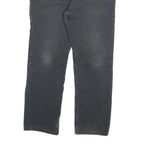 CARHARTT Mens Cotton Blend Black Relaxed Straight Trousers W31 L27 Workwear