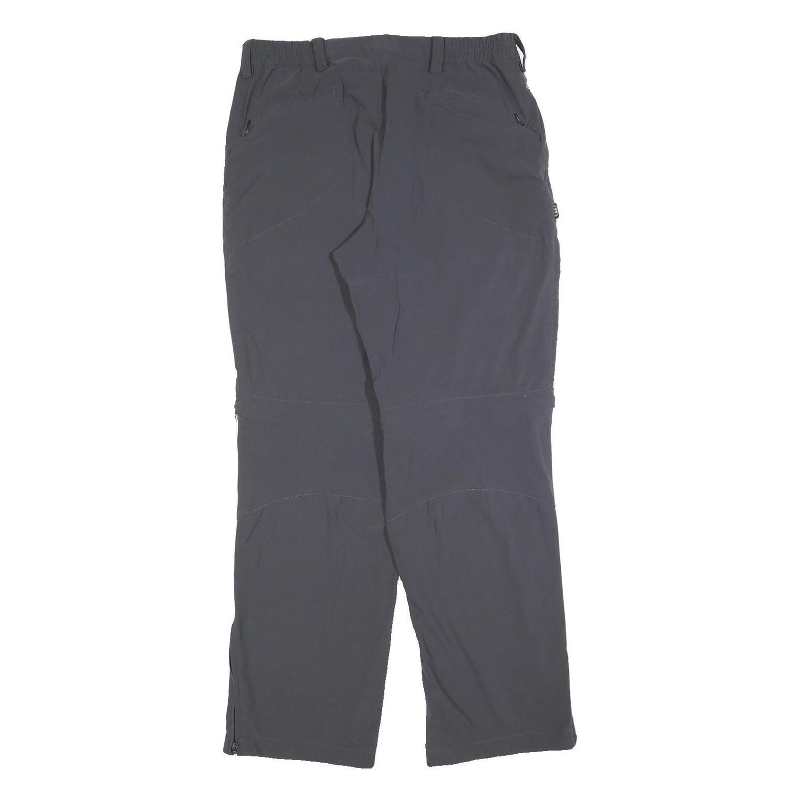 MAUL Womens Polyester Blend Black Regular Fit Straight Leg Trousers W32 L32