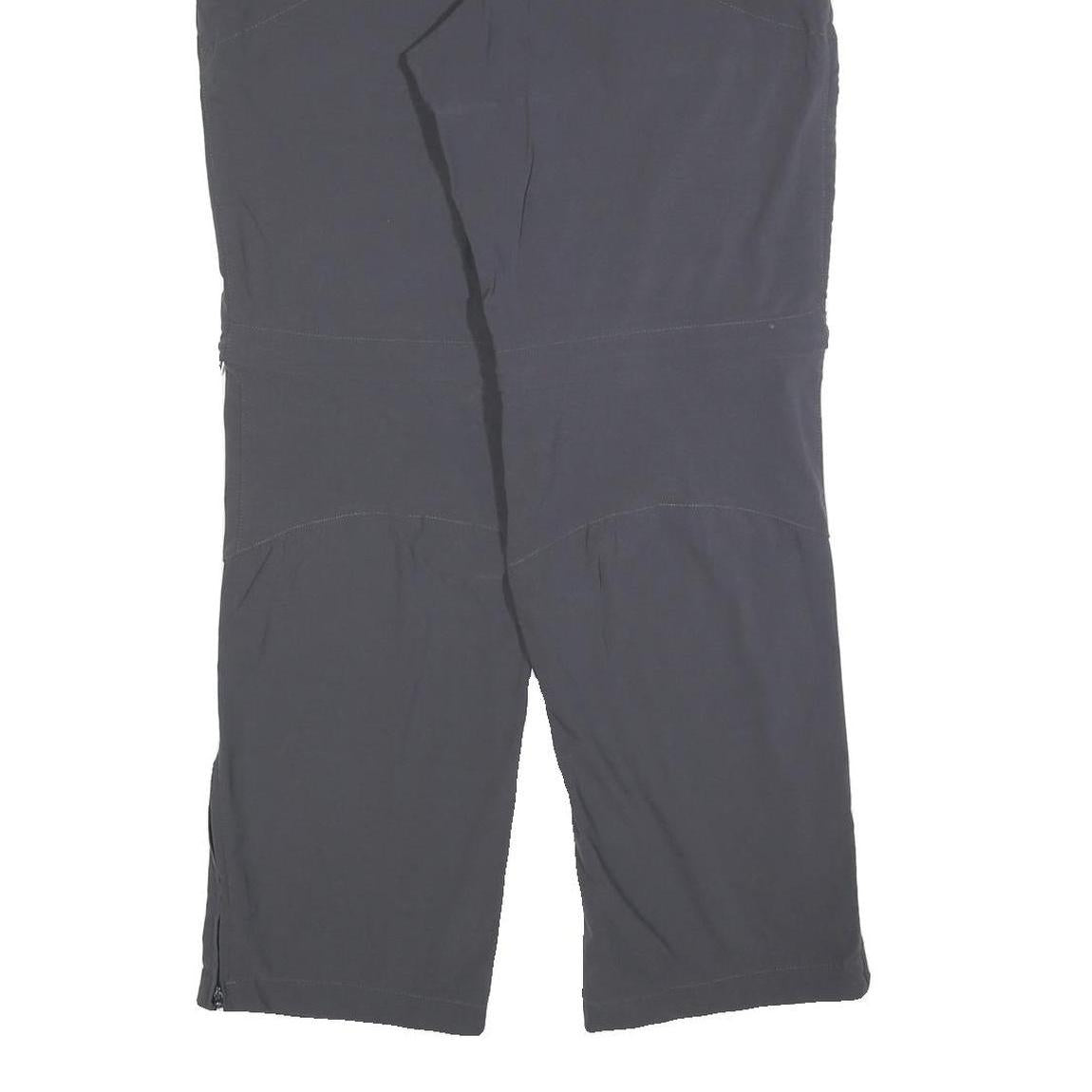 MAUL Womens Polyester Blend Black Regular Fit Straight Leg Trousers W32 L32