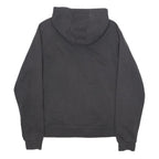 CARHARTT Womens Black Zip Up Hoodie M Logo Embroidered Cotton Blend Casual