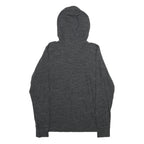 NIKE Womens Charcoal Grey Zip Up Hoodie XL Cotton Blend Casual Sports