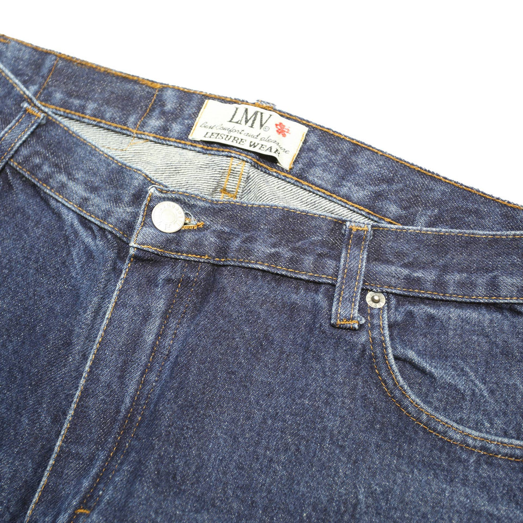 LMV Womens Jeans Blue Relaxed Flared Denim Medium W30 L31 Classic Style