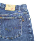 LMV Womens Jeans Blue Relaxed Flared Denim Medium W30 L31 Classic Style