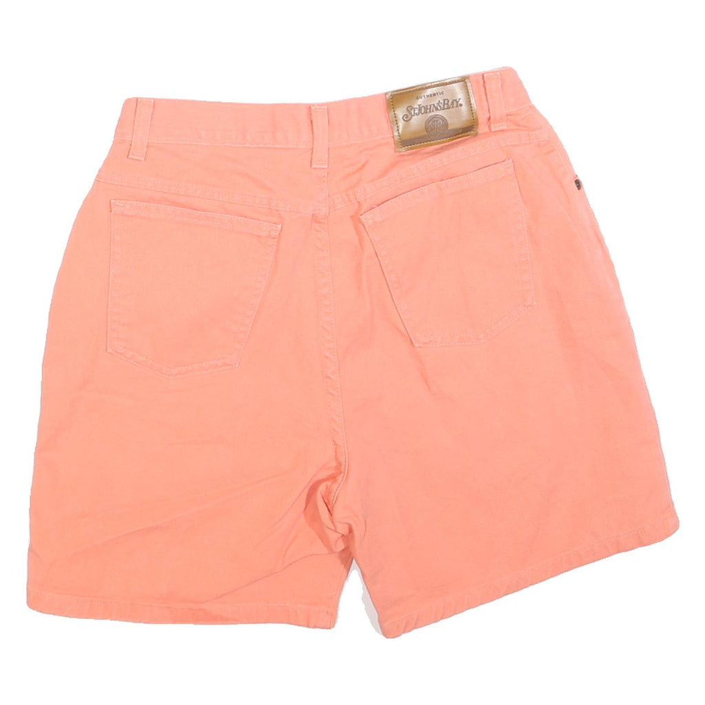 ST JOHNS BAY Womens Shorts Peach Casual M W30 Cotton Comfortable Summer Style