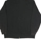 CARHARTT Mens Black Full Zip Hoodie XL Workwear Cotton Blend Casual