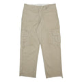 DICKIES Mens Cotton Blend Beige Regular Fit Trousers W32 L27 Cargo Style
