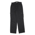 STR Womens Cotton Blend Black Regular Cargo Trousers W28 L32 Casual Workwear