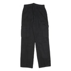 STR Womens Cotton Blend Black Regular Cargo Trousers W28 L32 Casual Workwear