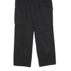 STR Womens Cotton Blend Black Regular Cargo Trousers W28 L32 Casual Workwear