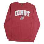 COLLOSEUM Mens Red UIndy Crew Neck XL Cotton Sweatshirt Casual Comfortable