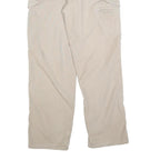 CARHARTT Mens Cotton Blend Beige Loose Straight Trousers W34 L32 Workwear