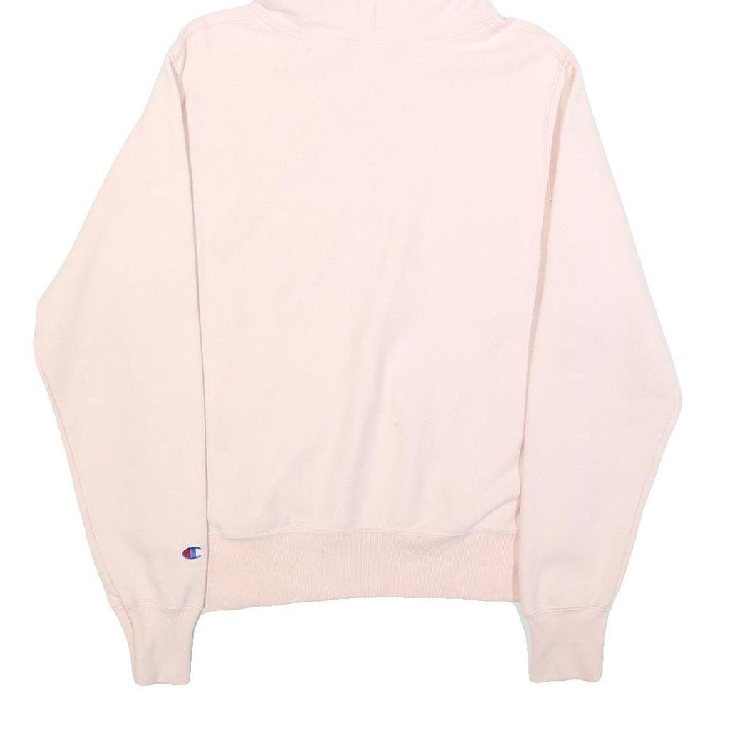 CHAMPION REVERSE WEAVE Womens Pink Hoodie S Cotton Blend Soft Comfort Casual